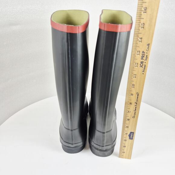 Hunter Argyll Full Knee Rubber Wellington Boots Black Men’s Size US 14 - Picture 2 of 10